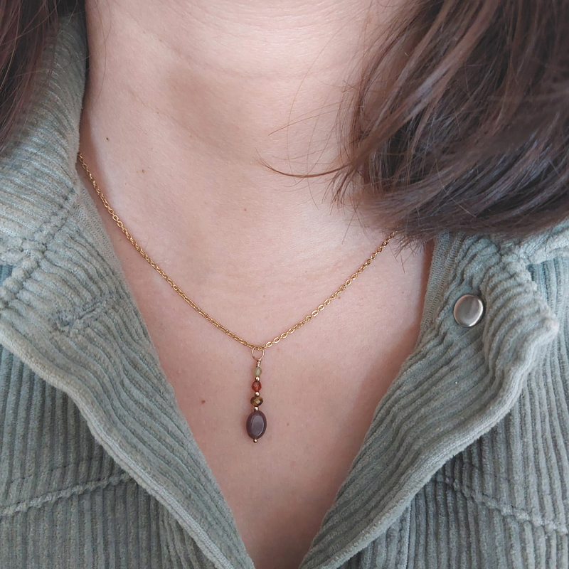 ketting vooruitgang aventurijn label lique