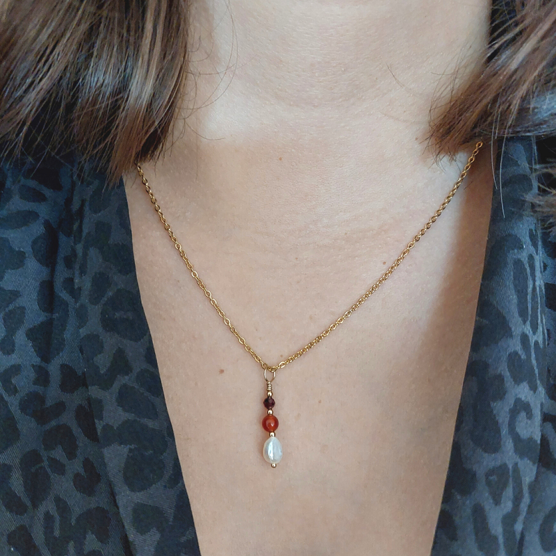 ketting zuiveren parel label lique