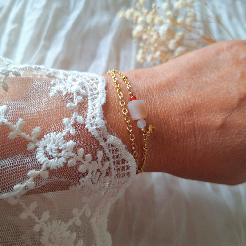 vruchtbaarheid armband maansteen