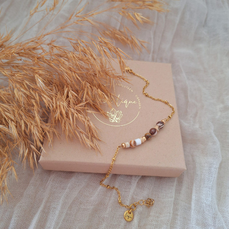 Agaat armband