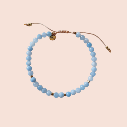 aquamarijn armband hooikoorts kalmerend sieraad