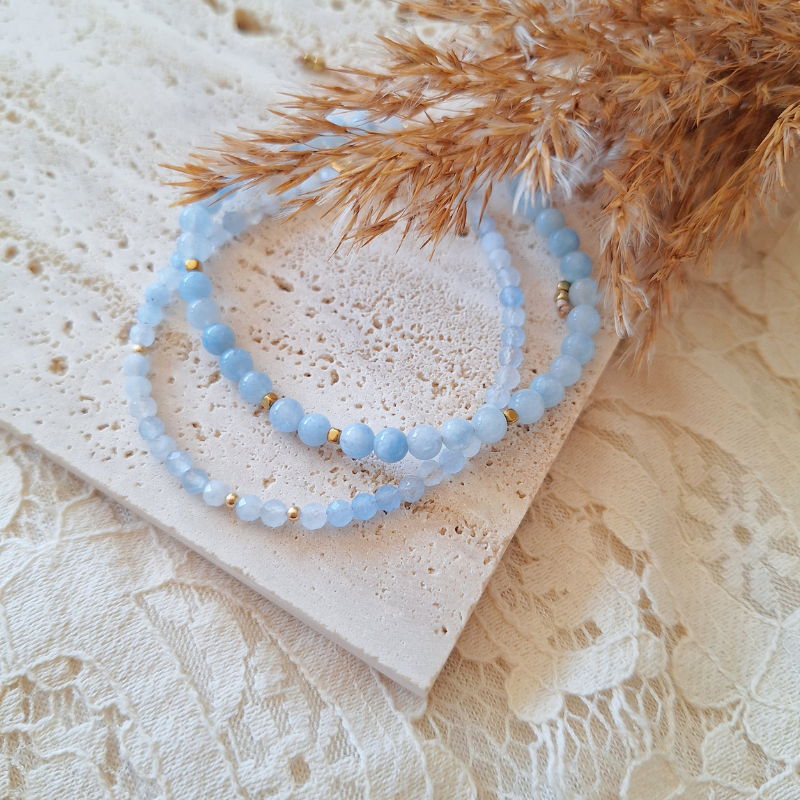 aquamarijn armband hooikoorts spirituele ondersteuning