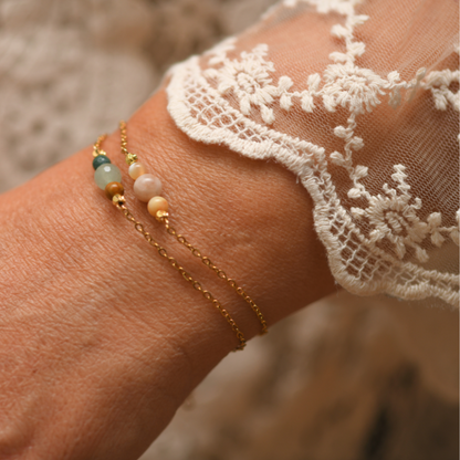 Aventurijn affirmatie armband