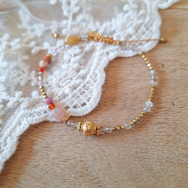 maansteen armband boho stijl
