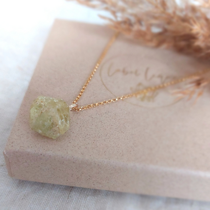brazilianiet edelsteen ketting label lique