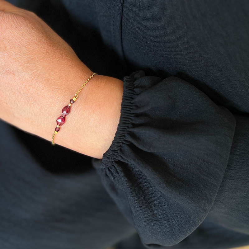 Granaat armband