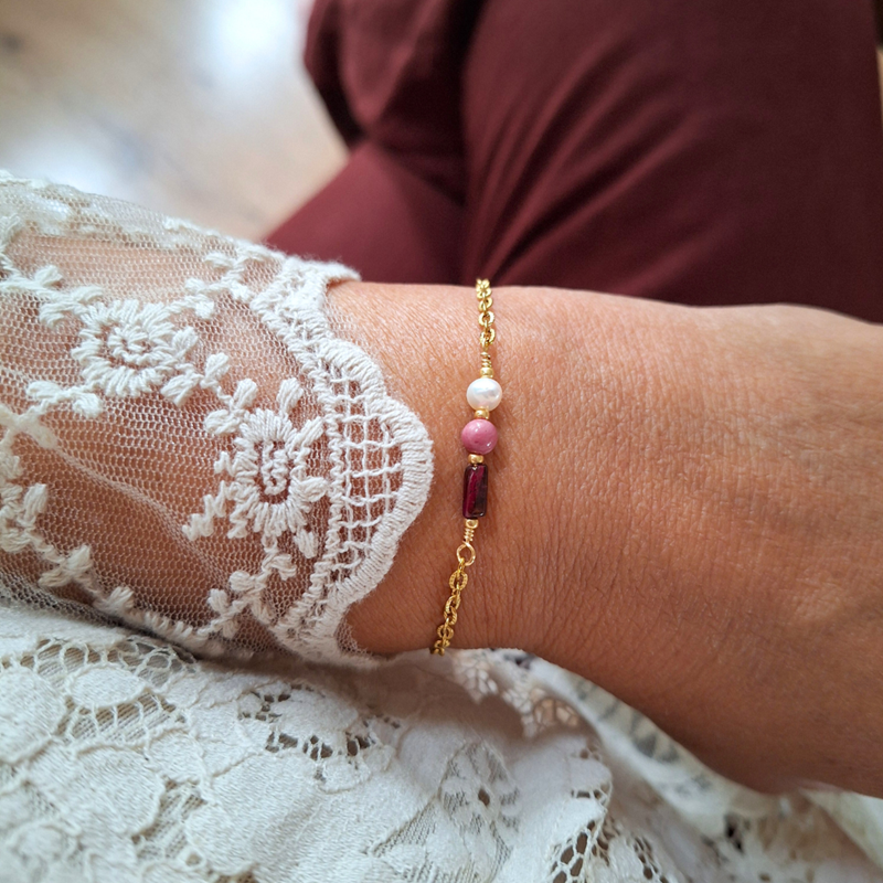 Granaat armband - Label Lique