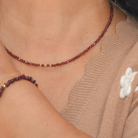 Ketting granaat goldfilled