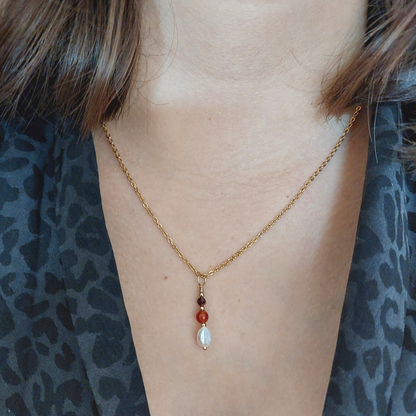 ketting zuiveren parel label lique