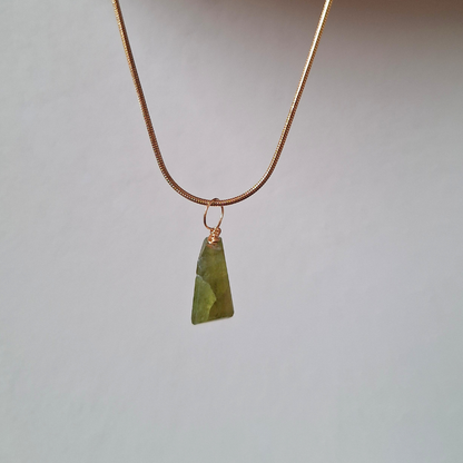 Vessonite losse edelsteen bedel