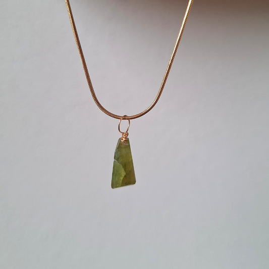 Vessonite losse edelsteen bedel