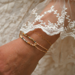 Agaat armband goud